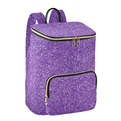 Sac à dos violet pailleté idéal pour vos week-ends et randonnées