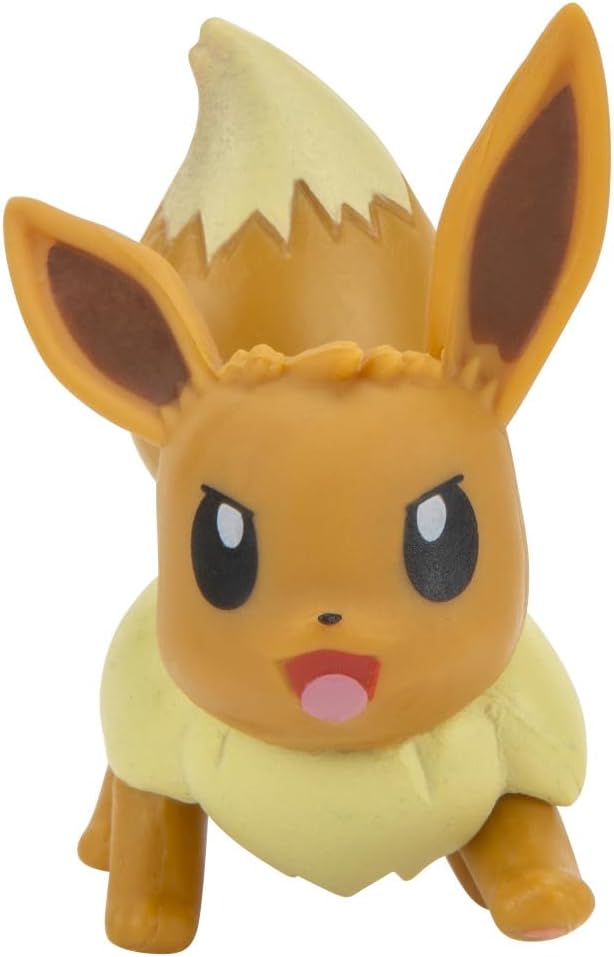 Pokemon Figure Battle Ready! 8-Pack Toy Set - Sword and Shield - 4.5" Ponyta & 2" Pikachu, Eevee, Wooloo, Sneasel, Yamper, Sirfetch'd, Morpeko - Gift for Kids, Boys, Girls - 4+