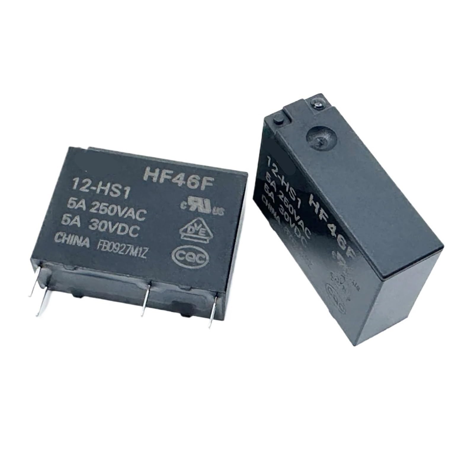 PKNVKZIDK 1pc HF46F 12-HS1 12VDC Relay 4pins