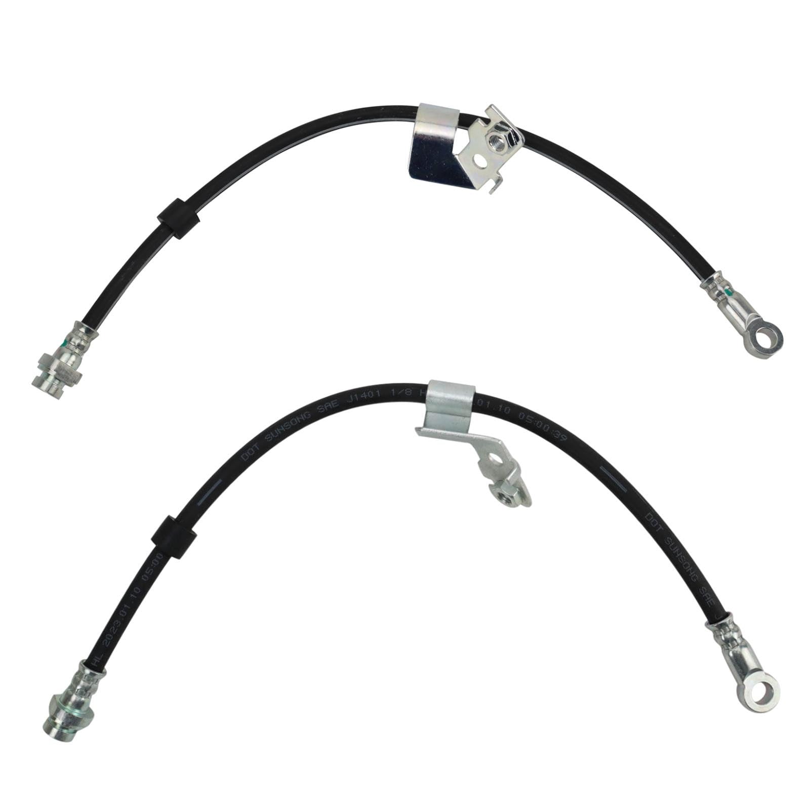 TRQ Front Brake Hose Set