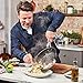 Tefal Jamie Oliver Cook's Classics Stainless Steel Frying Pan, 30 cm, Non-Stick Coating, Heat Indicator, 100 Percentage Safe, Riveted Silicone Handle, Oven-Safe, Induction Pan E3060734