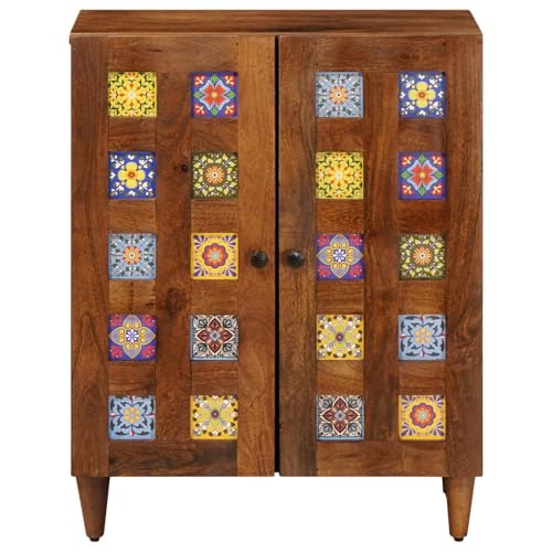 Buffet en noyer compact 60 cm : la solution de rangement idéale pour petits salons encombrés