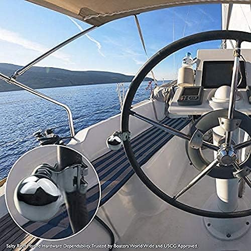 PACEWALKER AISI 316 Stainless Steel Boat Steering Wheel Knob, Steering Wheel Maneuvering Knob Quality