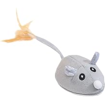 Happyyami 4pcs Funny Mice Toy Electric Mice Toy for Indoor Cat Play Chargeable Cat