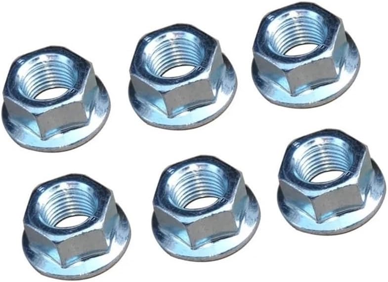 12mm 14mm M12 M14 1.25 Teeth Nut Compatible with Pit Dirt Bike Rear Axle Spindle 12mm 14mm Repair Parts(12MM)