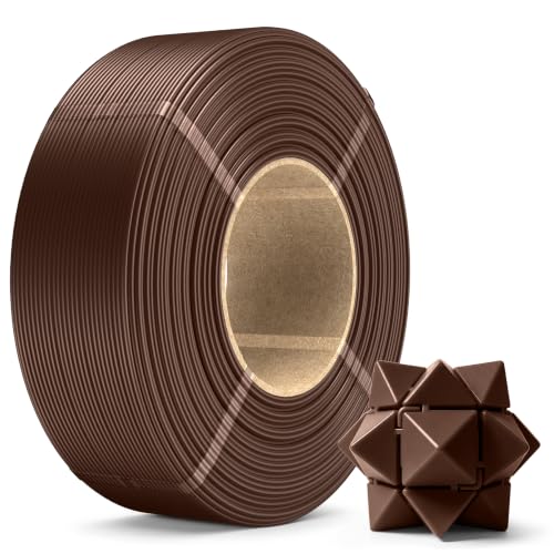 Image of SUNLU PLA+2.0 3D Printer Filament Refill 1.75mm, 1KG Coffee Brown