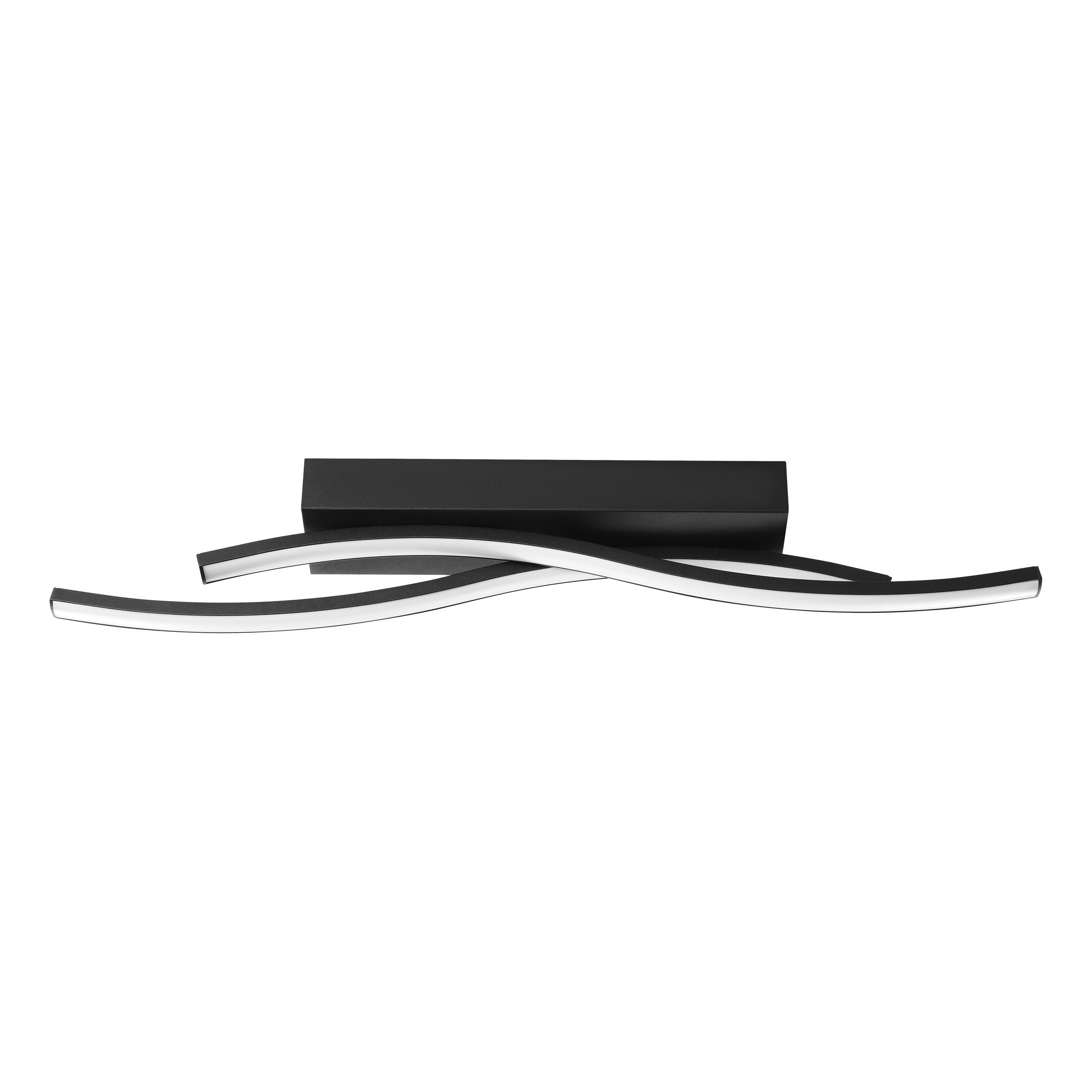 Eglo LED Ceiling Light Fitting Viloria, Curved Ceiling lamp