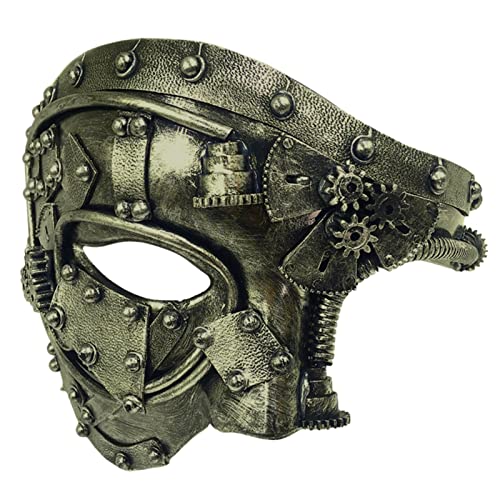 Máscara Veneziana | Máscara Veneziana Mecânica, Uma Nova Versão Atualizada,Máscara Steampunk vintage