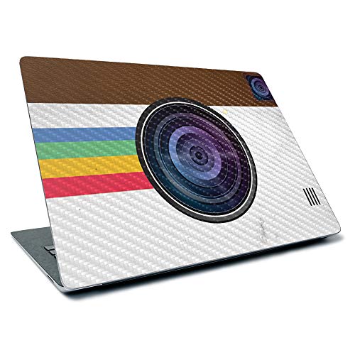 Image of MightySkins Carbon Fiber Skin for Microsoft Surface Laptop 3 13.5 inch (2019) - Vintage Polaroid | Textured Carbon Fiber Finish | Easy to Apply, Remove, and Change Styles | Made in The USA