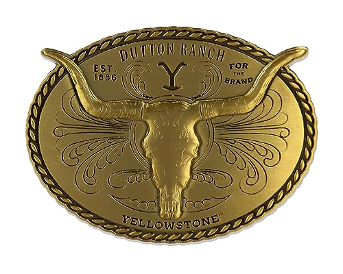 Bioworld Yellowstone TV Series Dutton Ranch Western Cowboy Heavy Duty Belt Buckle