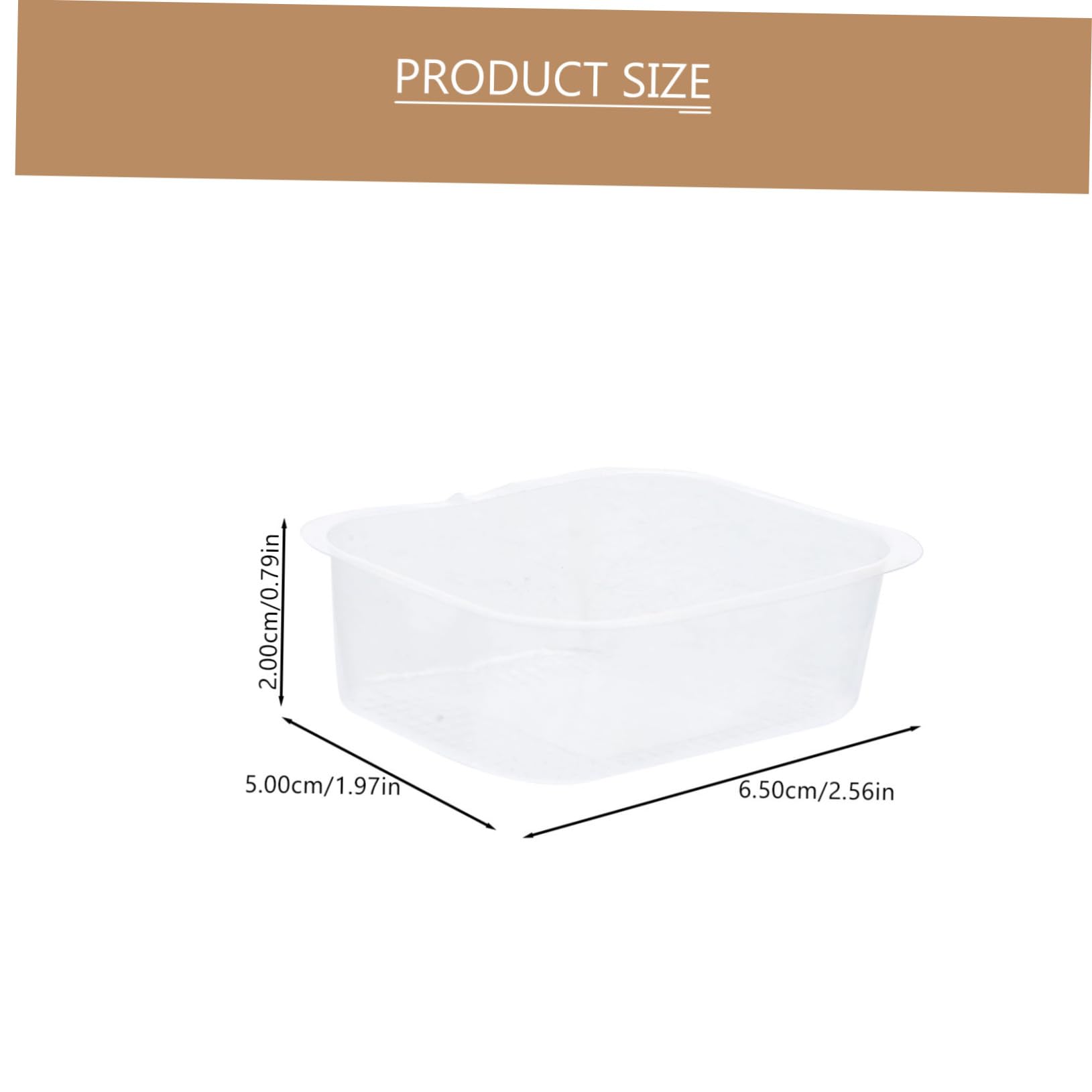 SOLUSTRE 200 Pcs Transparent Plastic Blister Tray Packing Inner Tray for Mung Bean Cake and Desserts Design for Holding Snacks and Pastries