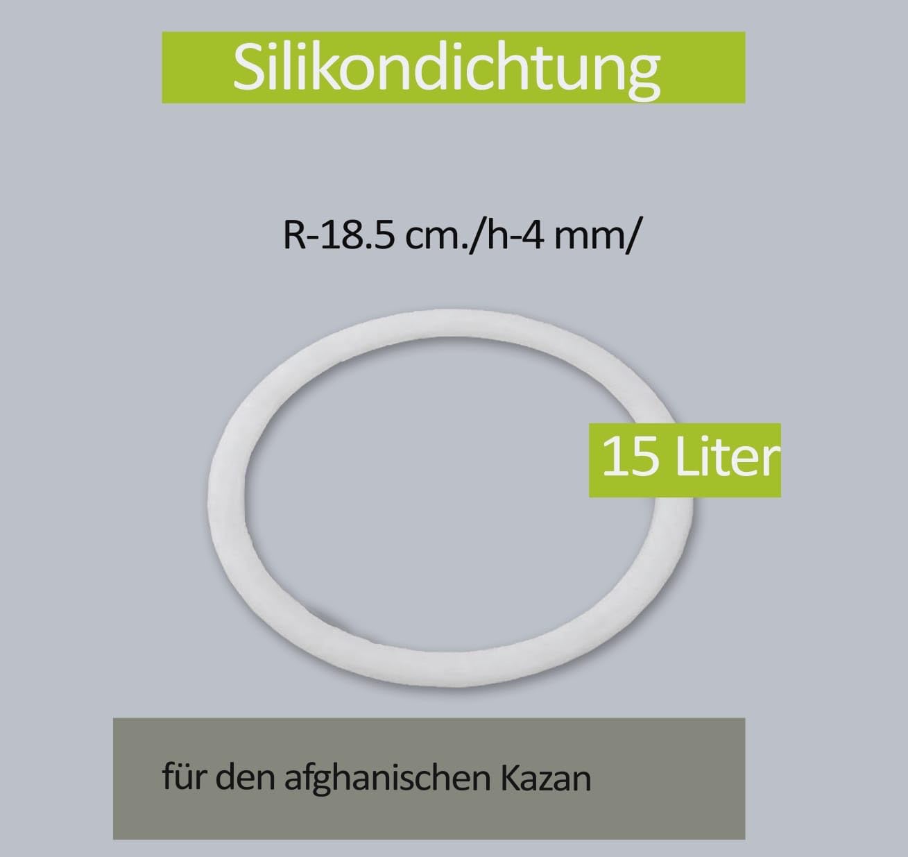 Rashko Baba Valve et joint d'étanchéité pour Kazan afghan, valve de rechange (2 pièces) + joint d'étanchéité en silicone de 18,5 cm pour 10 l, 12 l, 15 l, 20 l, 20 l, 7 l