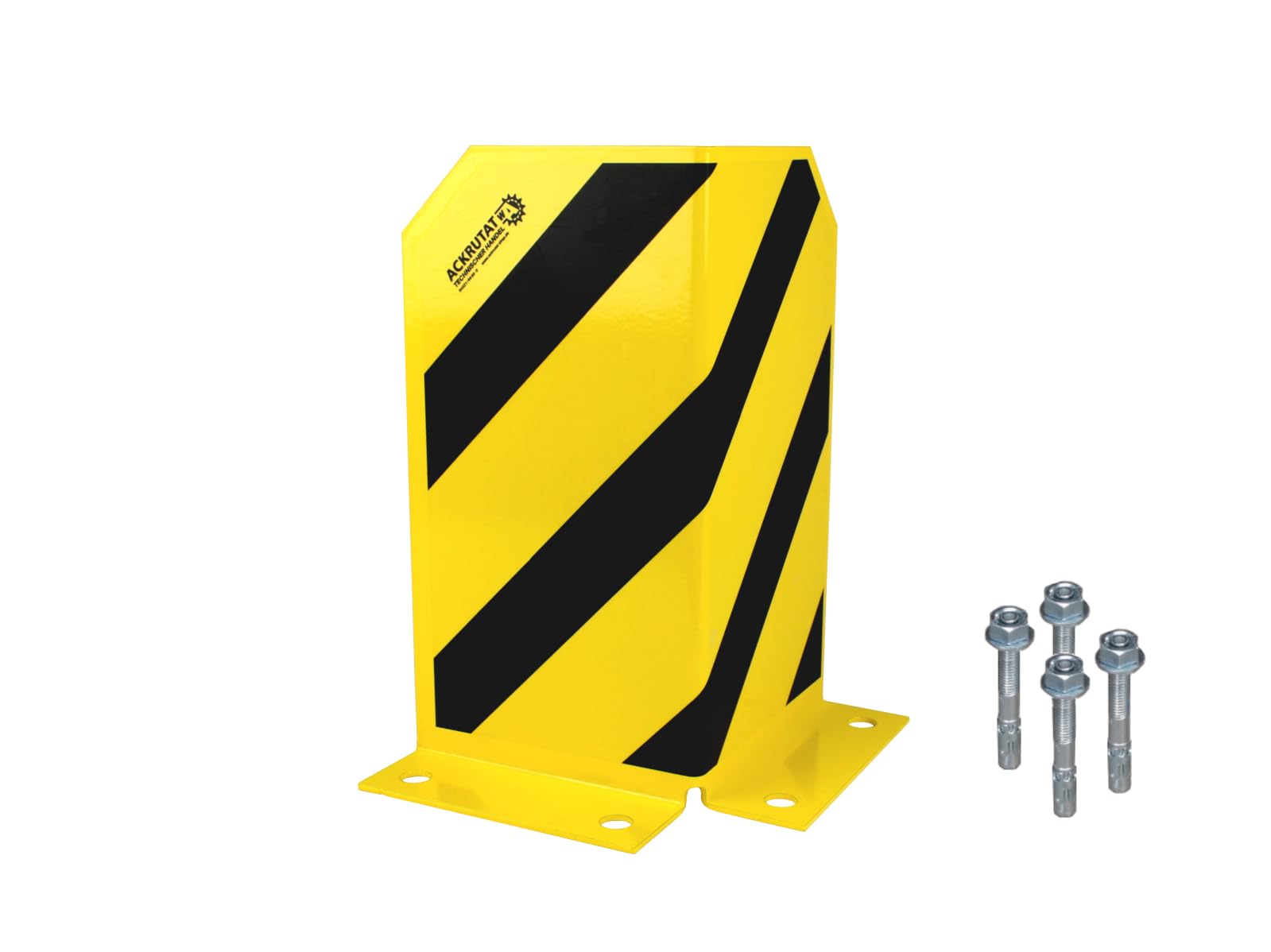 8x Stück Anfahrschutz | Rammschutzecke | H300 mm | Eckschutz | L-Form | Wandschutz | Stahl | 3 mm Materialstärke | höchste Sicherheit| Schutz für Ihre wertvollen Einrichtungen | Palettenregal