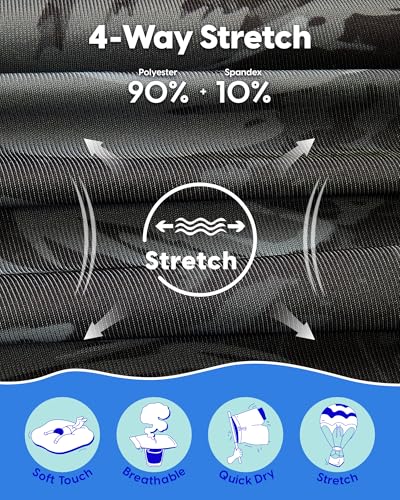 Image of maamgic 2 in 1 Mens Swim Trunks 7 Inch Swim Shorts Swim Suits Board Shorts