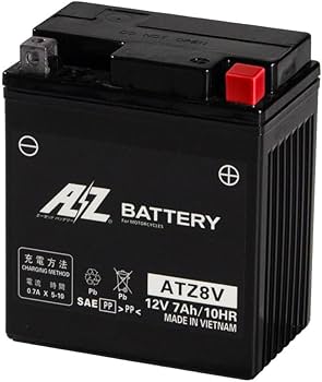 Amazon | AZ ( エーゼット ) シールド型 バイク用バッテリー [ 液入