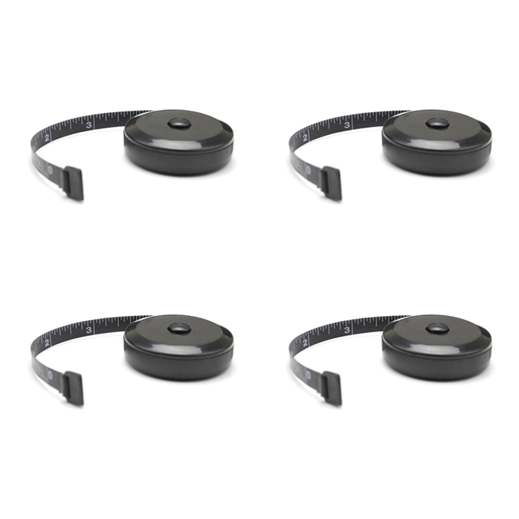 Jnchdghwa Black 4X Tape Measure For Body Measuring Tape For Body Cloth Measuring Tape For Sewing Tailor Fabric Measurements Tape