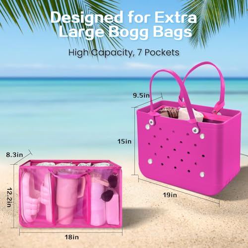 Image of XYFuuee Beach Bag Organizer Insert Divider for X Large Bogg Bag Accessories