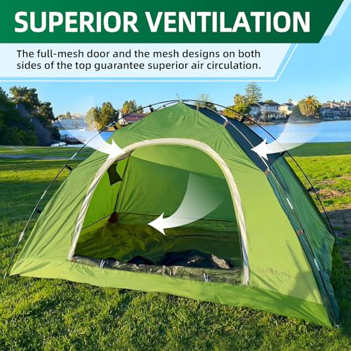 Camping Tent for 2 Person, 4 Person - Waterproof Two Person Tents for Camping, Small Easy Up Tent for Family, Outdoor, Kids, Scouts in All Weather and All Season by Clostnature image 5