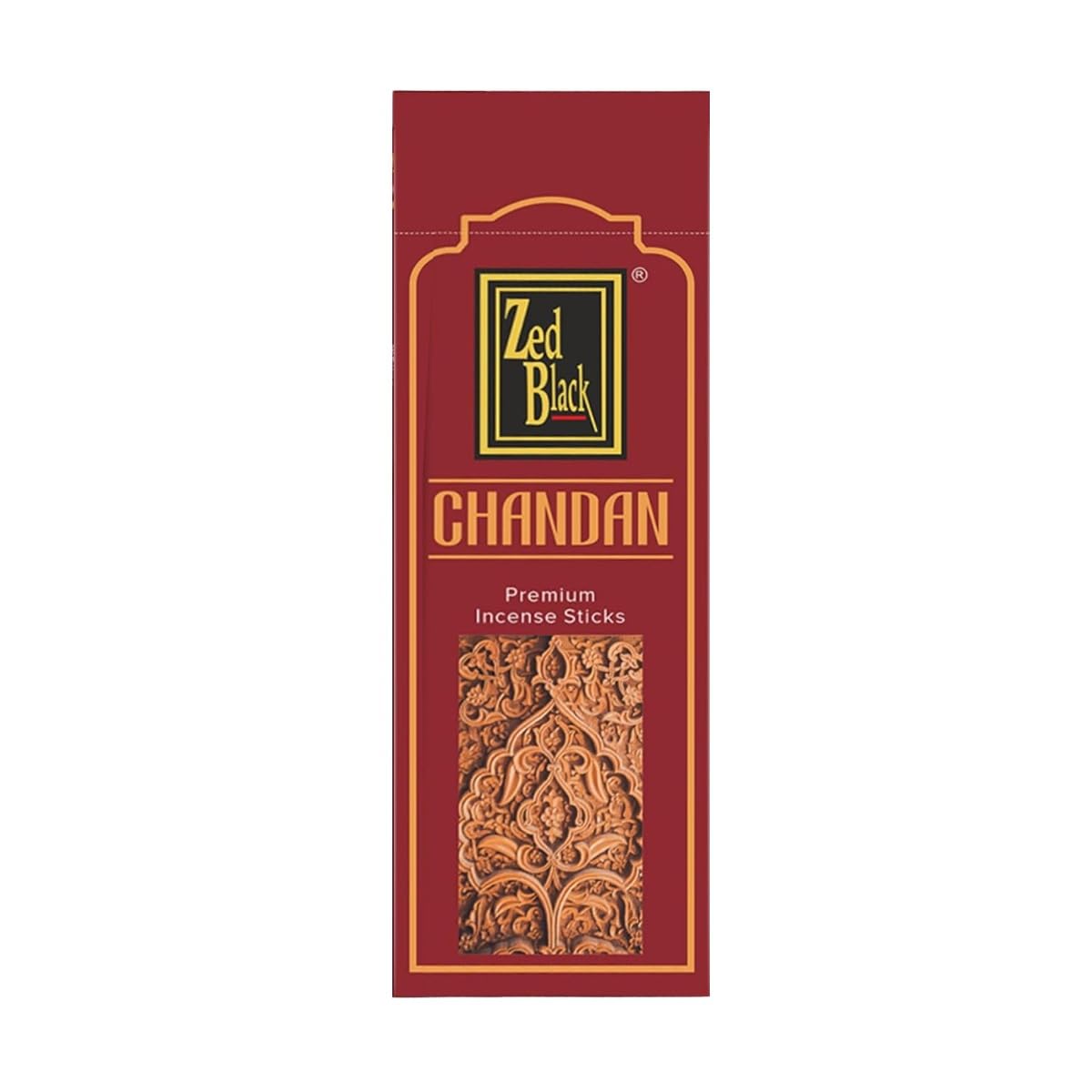 ZED BLACK Z015 Chandan Incense Sticks, 20 Sticks x 6 Packs