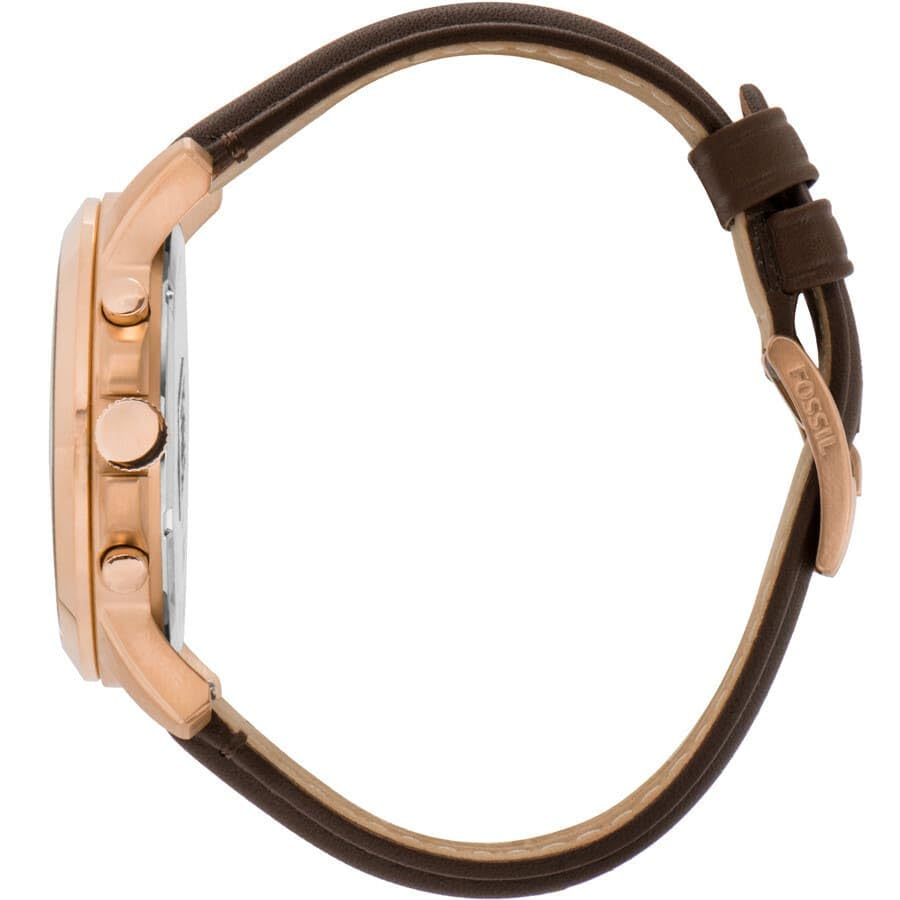Image of Fossil Grant Analog Blue Dial Men's Watch - FS5068
