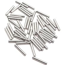 Metal Dowel Pin,Dowel Pins, 50 Pcs 304 Stainless Steel Dowel Pin, Cylindrical Dowel Pins Suitable for Furniture Installation, Diameter 2Mm Length 25Mm-40Mm,Length 26mmSizeLength 28mmLength 32mm