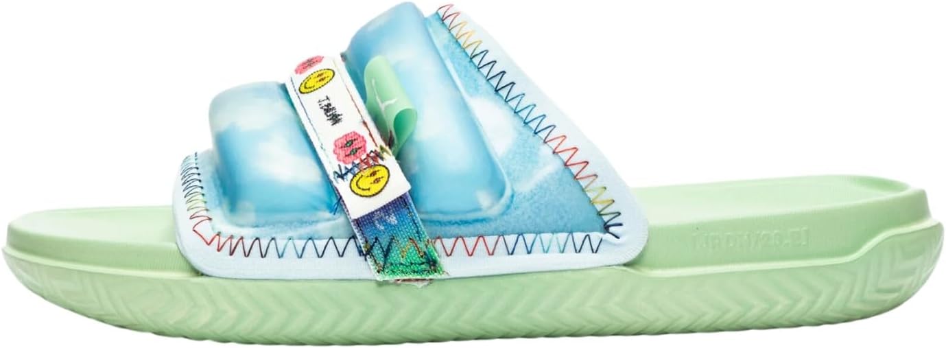 Air Jordan Super Play Slide by Nike x J Balvin - Celestine Blue / White