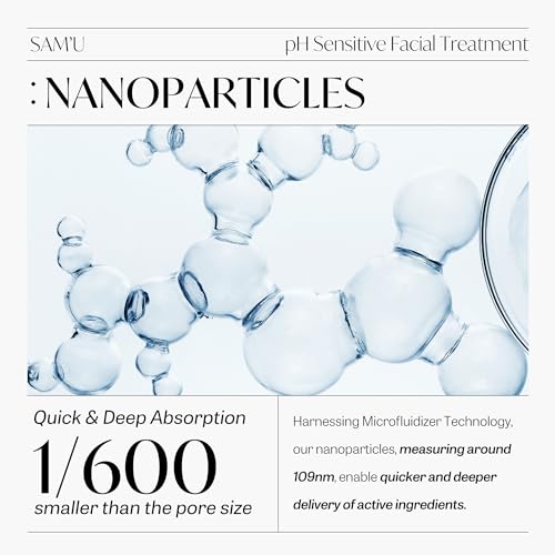 SAM'U pH Sensitive Facial Treatment – Nourishing, Hydrating Facial Treatment with Ceramides – Korean Skin Care Treatment Face Serum – 1.69 Fl Oz - Image 5