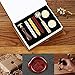 ONEVER Sealing Wax Beads, Octagon Sealing Wax Beads with 1 Spoon and 4 White Candles for Postage Letter Retro Vintage Wax Seal Stamp (1111)