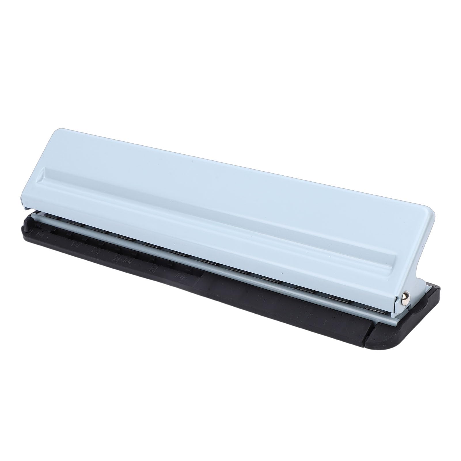 Jenngaoo Perforatore a Disco per Planner, 12 Fori Posizionamento Preciso Manuale per Quaderni Taccuini, Materiale Plastica e Metallo, Compatibile con Carta A4 A5 B5 A7