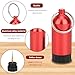 HERCHR Scuba Diving Tank, Diving Mini Tank Key Ring Diving Cylinder Valve with O-Rings Dive Kit Scuba O Ring Kit Tank Keychain Scuba Tank O Rings Diving Accessories Mini Scuba Tank Kit(red)