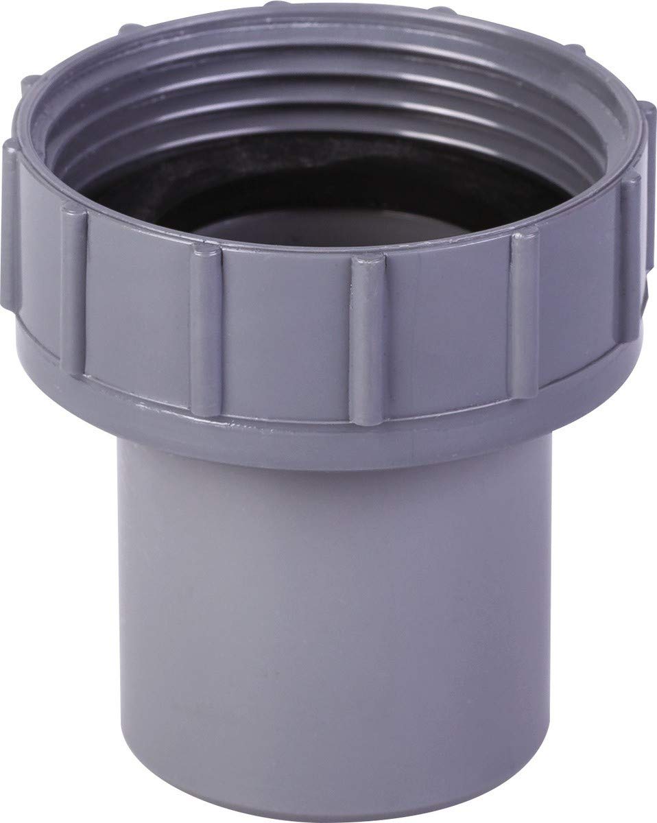 Douille PVC grise droite - F 11/​2 - Mâle Ø 40 mm - Girpi