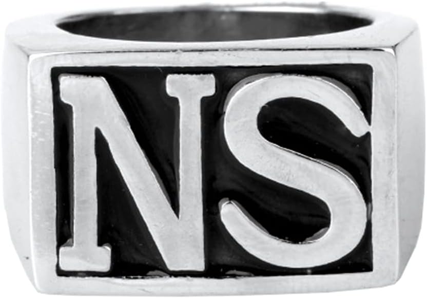 Jewelry Men's Stainless Steel Biker Rings,SO, Vintage,Gold and Black