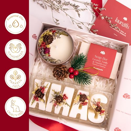 Spa Box Gift Set for Christmas Gift Basket for Women Wife Daughter Christmas Gift for Moms Who Have Everything Stocking Stuffers for Christmas Gift Box - Image 3