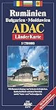 ADAC Karte, Rumänien, Bulgarien, Moldawien (ADAC Länderkarten)