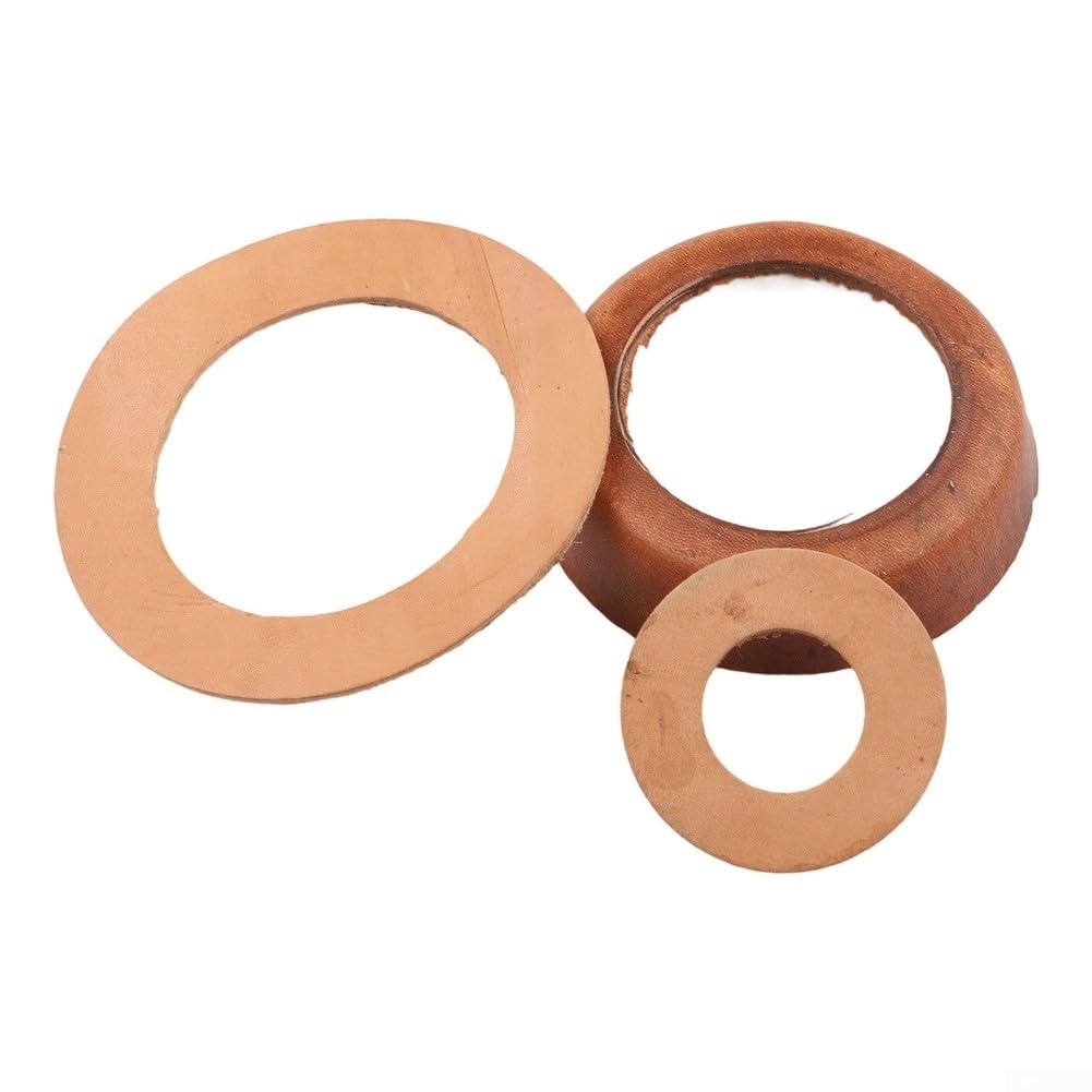 Piston de rechange pour pompes manuelles de type 75 avec joint de manchon en cuir et tige de piston zinguée, pour pompes à eau modèle 75, kit de réparation comprenant piston, coffre, goupilles et