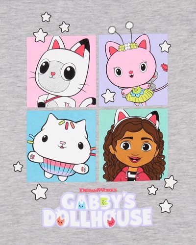 Gabby's Dollhouse Girls' Kitty Friends Pandy Paws Cakey Cat Kitty Fairy Graphic Print Kids T-Shirt2