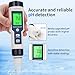 2025 New 5 in 1 Pool Salt Tester，Accurate and Reliable,Salt, pH Meter, EC, TDS, and Temperature，Digital Pool Water Tester，Salt Tester for Saltwater Pool,Used for Pool Salt and hydroponic Plants, etc
