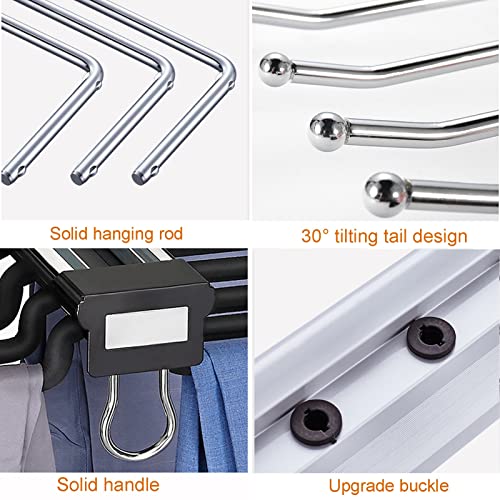 Tringle de valet de placard extensible pour porte-pantalons
