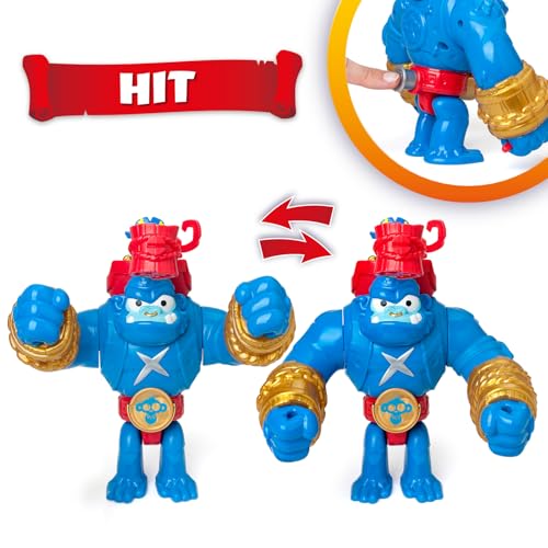PIRATIX Smash Jack - Beweglicher Gorilla, der vertikal schlägt und mit einem Auslöser, enthält 1 Gorilla, 1 exklusiver Piratix, 1 exklusiver Schatz und 1 Projektil