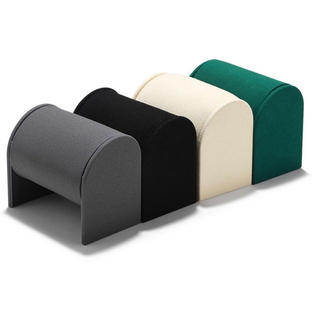 Présentoir de Rangement Luxueux pour Bijoux, Montres, Bracelets, Barre Lumineuse (Gris)