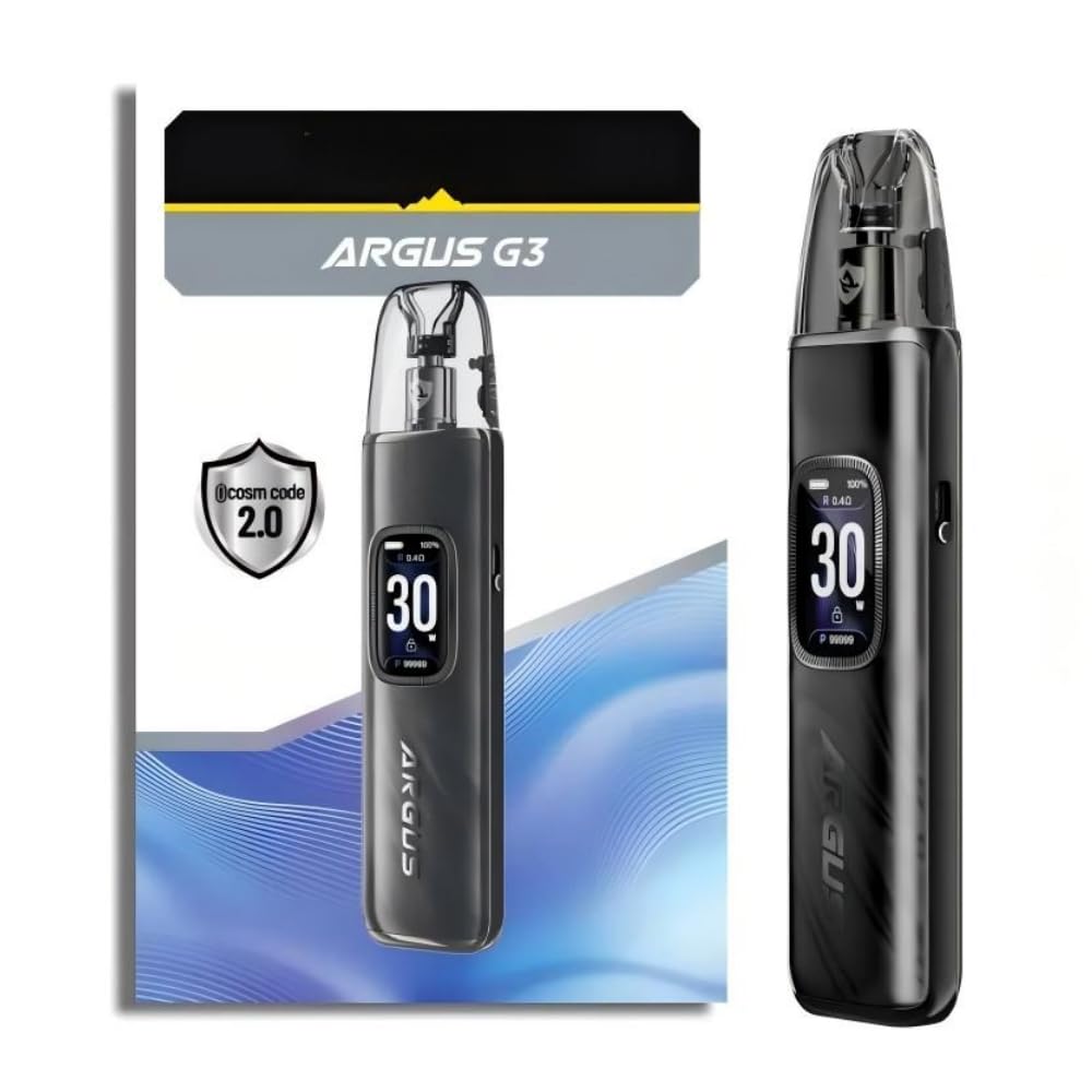 For VOOPOO Argus G3 Kit 30 W (Nero Mezzanotte) Batteria 1500 mAh 3 ML 0,4/