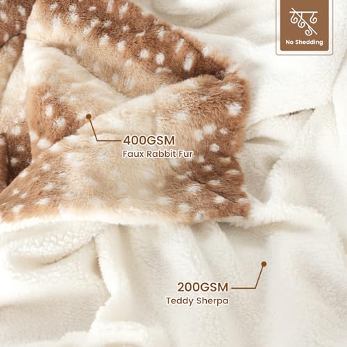 Couverture super douce Cozy Bliss plaid moelleux chaud double face pour la maison - 6