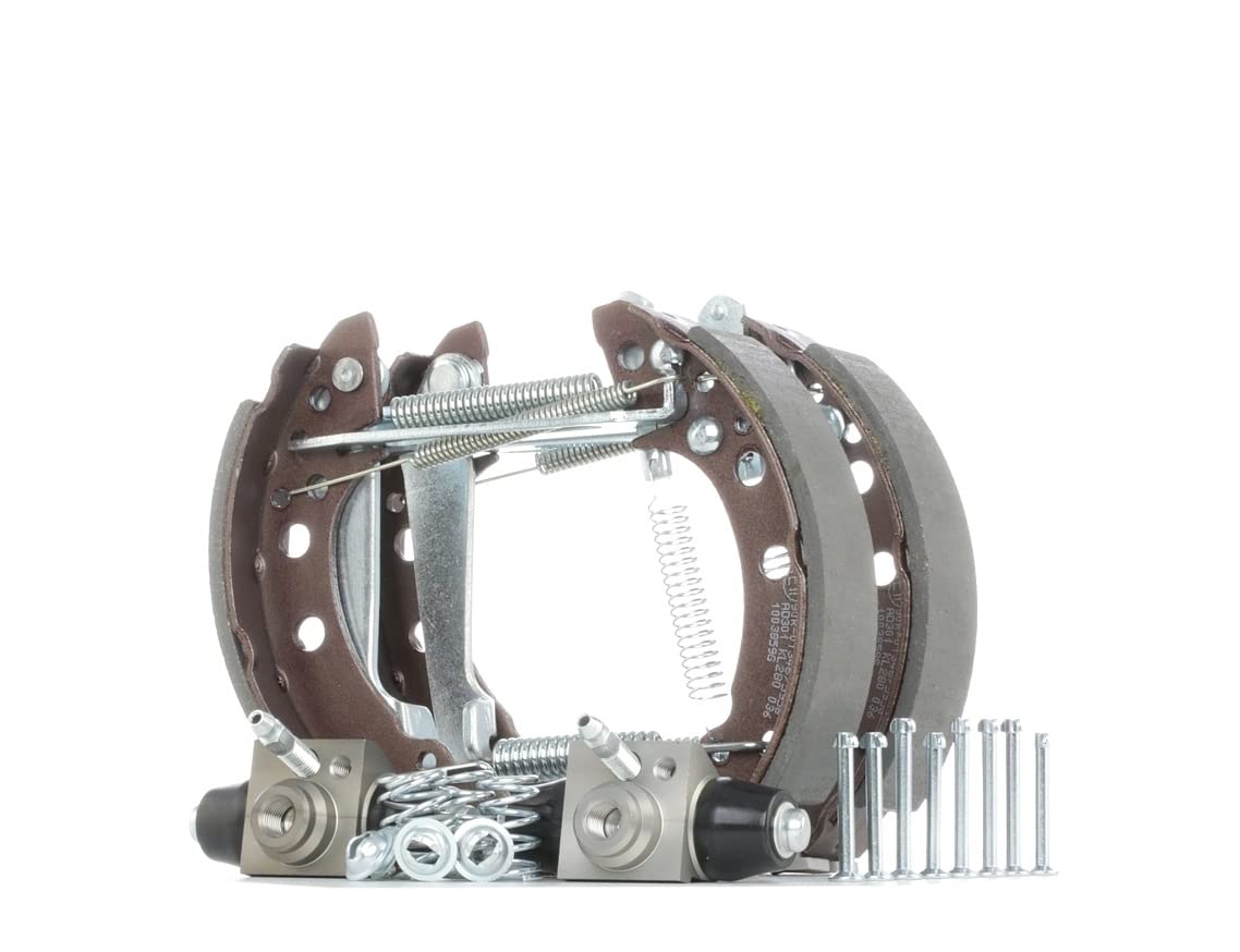 RIDEX 3859B0020 Kit frenos disco de tambor Trasero con accesorios con cilindro de freno de rueda Compatible con VW GOLF II 19E, 1G1