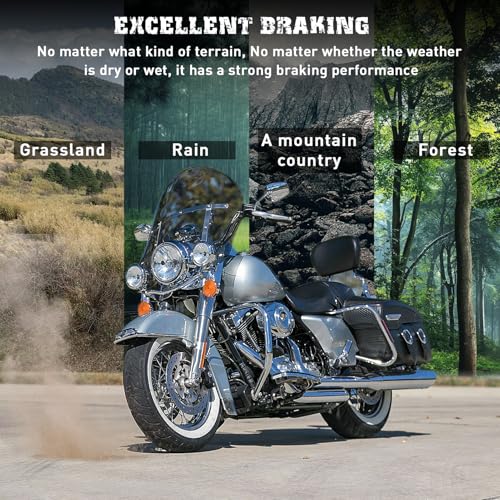 Plaquettes de frein Harley Davidson Dyna et Electra Glide, éliminez les sifflements - 6