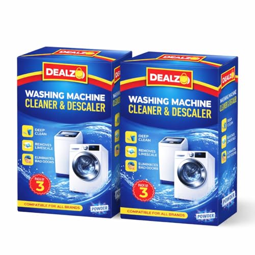 Descale Compatiable For All Washing Machine Front Load And Top Load, Cleaning Powder, Descaling Powder, Drum Cleaner 100 G SET OF 6