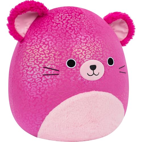 Image of Squishmallows Original 14in Bamantha the Silver-Spotted Plum Jaguar - Official Jazwares Plush (Large)