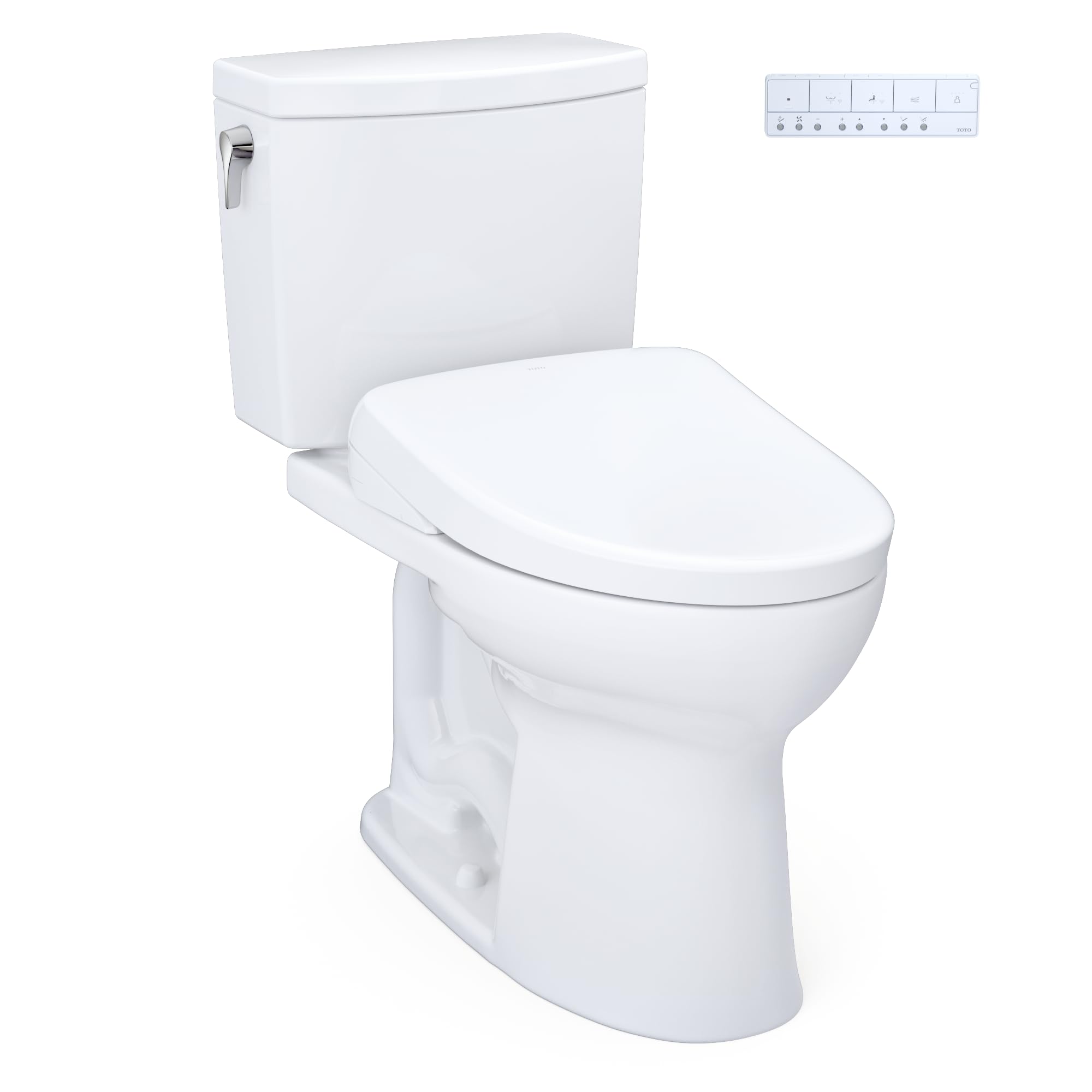 TOTO WASHLET+ Drake II 1G Two-Piece Elongated 1.0 GPF Toilet 