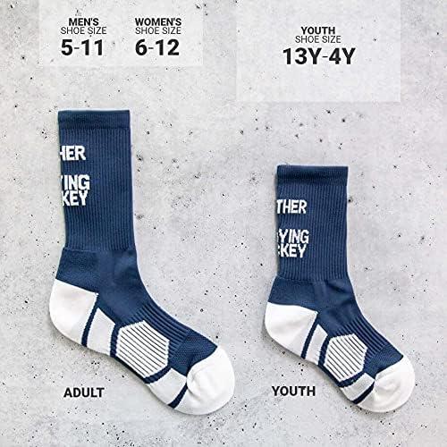 ChalkTalkSPORTS Hockey Performance Crew Socks - Multiple Designs & Colors - Youth & Adult - Hockey Mid-Calf Socks - Image 3