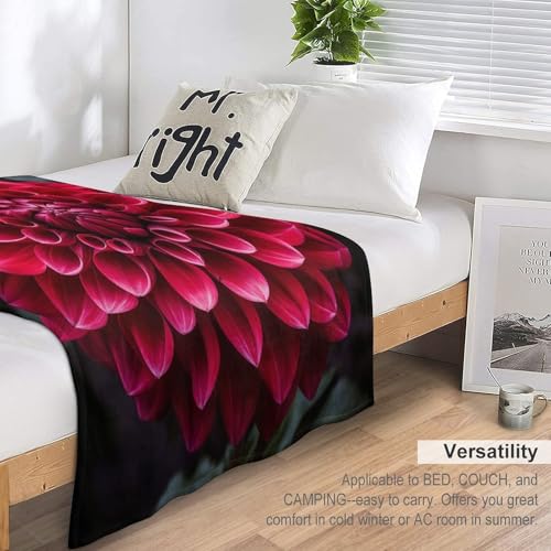 Couvertures en fleur flanelle 150x200cm pour lit et canapé