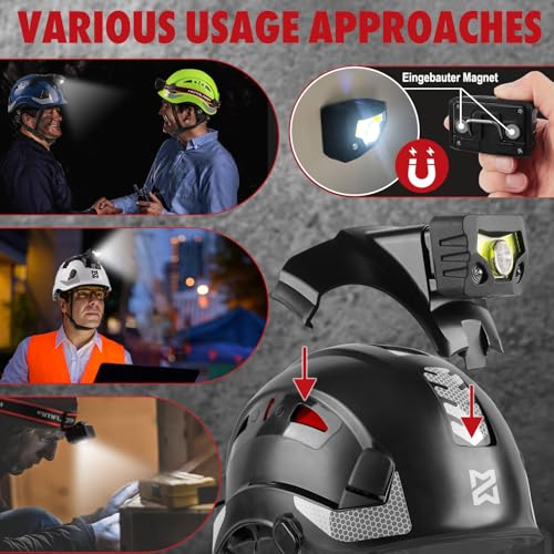 Casco de protección para trabajos forestales y escalada con orejeras VOLTEK 5